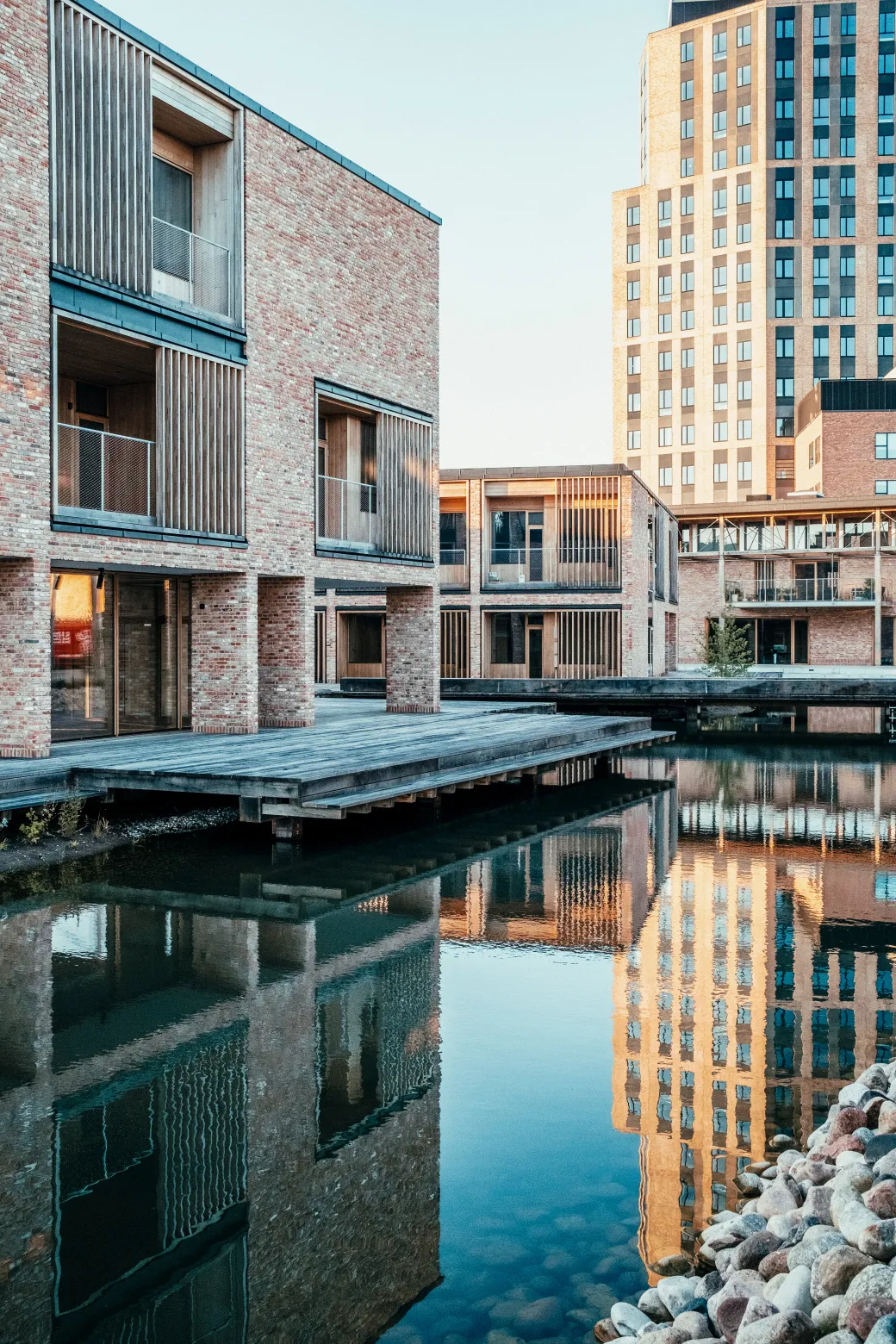 Udendørs arealer på Håndværkskollegiet i Horsens