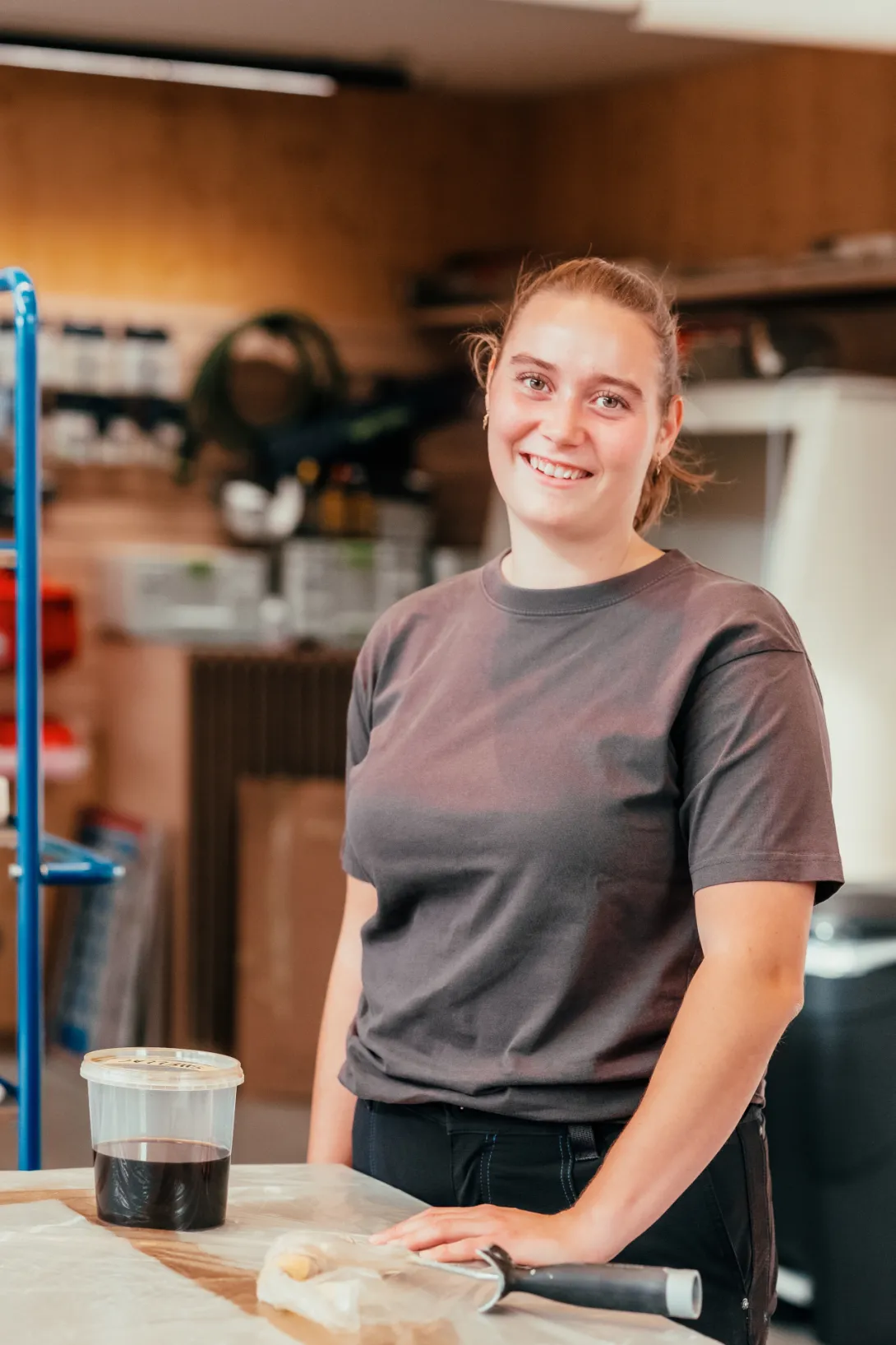 Signe Hansen, murerlærling (EUX) og beboer på Håndværkskollegiet